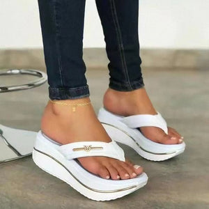 Casual plattforms flipflops