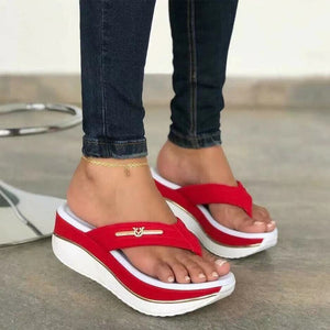 Casual plattforms flipflops