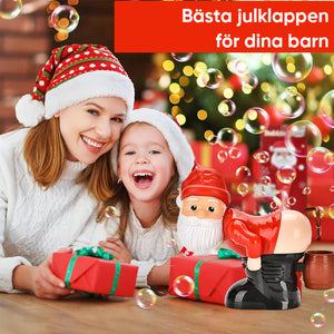 🎅🏽🫧Rolig Santa bubbla blåser maskin