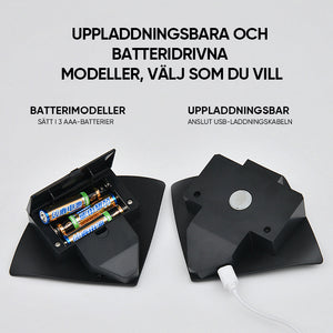 Ljus från mänsklig sensor