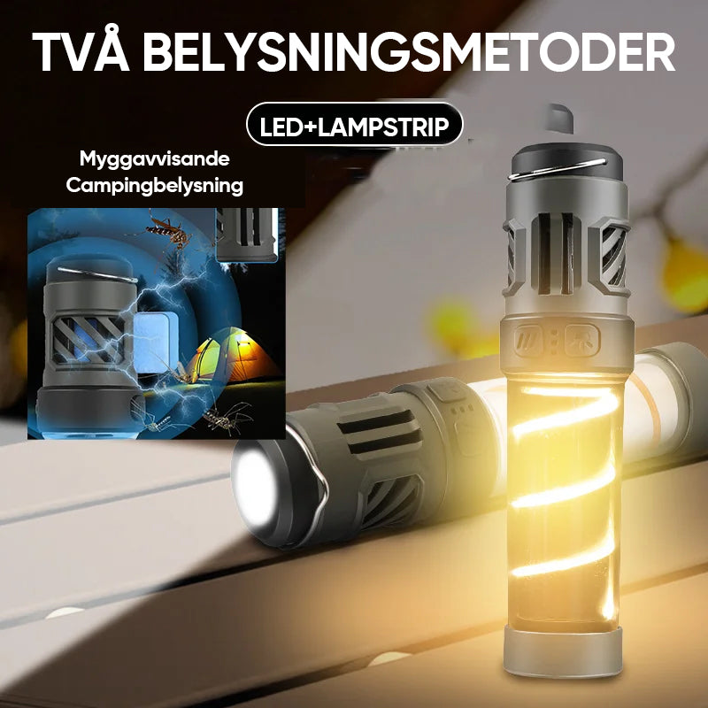 3000mAh LED myggavvisande campinglampa