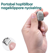 Ladda upp bild till gallerivisning, Portabel hopfällbar nagelklippare nyckelring
