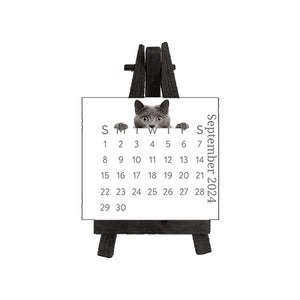 🐱2024 kikar kattskrivbordskalender