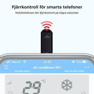 Infraröd fjärrkontroll för mobiltelefon