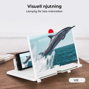 Utdragbar telefonskärmsförstärkare