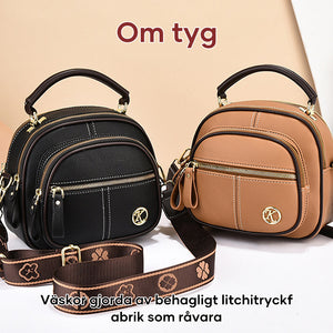 Klassisk multifunktionell justerbar crossbody-väska