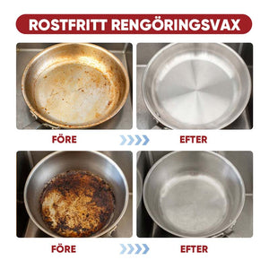 Magisk rengöringspasta för rostfritt stål