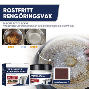 Magisk rengöringspasta för rostfritt stål