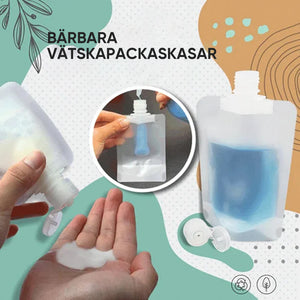 Bärbara resvätskepåsar