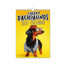 Ladda upp bild till gallerivisning, Cheeky Dachshunds - 2024 Väggkalender
