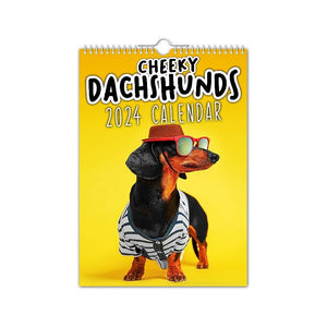 Cheeky Dachshunds - 2024 Väggkalender