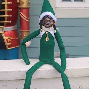 Julklapp Snoop På En Stoop Julnissedocka