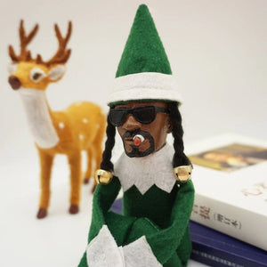 Julklapp Snoop På En Stoop Julnissedocka