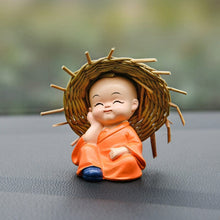 Ladda upp bild till gallerivisning, Babyhatt i polyresin Monk Buddha Idols (4st)
