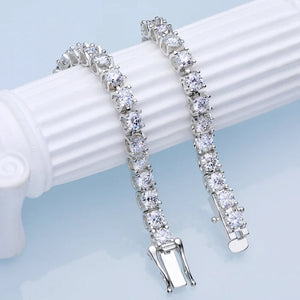 Glittrande Moissanite armband