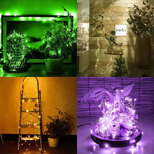 🍾LED vinflaska ljus kork nattlampa DIY Decor Lift