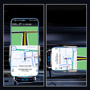 Trådlös laddning Bil Mute Mobiltelefon fäste