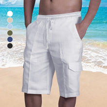 Ladda upp bild till gallerivisning, Men&#39;s Casual Linen Shorts
