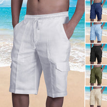 Ladda upp bild till gallerivisning, Men&#39;s Casual Linen Shorts
