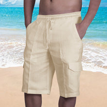 Ladda upp bild till gallerivisning, Men&#39;s Casual Linen Shorts
