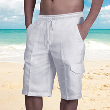 Ladda upp bild till gallerivisning, Men&#39;s Casual Linen Shorts
