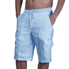 Ladda upp bild till gallerivisning, Men&#39;s Casual Linen Shorts
