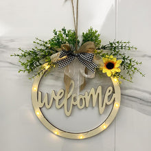 Ladda upp bild till gallerivisning, &quot;Welcome&quot; och &quot;Hello&quot; krans - Midsommarnatt 💐💐
