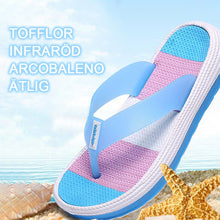 Ladda upp bild till gallerivisning, Dam Soft Rainbow Flip-Flops Sandaler
