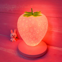 Ladda upp bild till gallerivisning, Strawberry nattlampa mjuk silikon bordslampa
