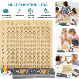 🔢Montessori Multiplikation och Addition brädspel