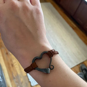 Handgjort kärlek hästsko nagelarmband