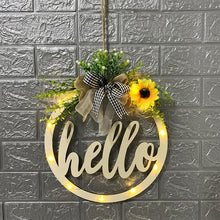 Ladda upp bild till gallerivisning, &quot;Welcome&quot; och &quot;Hello&quot; krans - Midsommarnatt 💐💐
