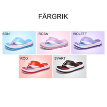 Ladda upp bild till gallerivisning, Dam Soft Rainbow Flip-Flops Sandaler
