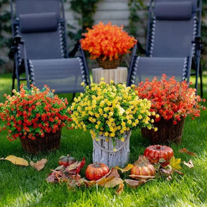 Outdoor Artificial Flowers (2 bundles)