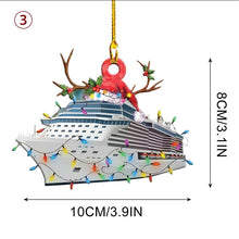 Ladda upp bild till gallerivisning, Bil-båt-Juljärnprydnad
