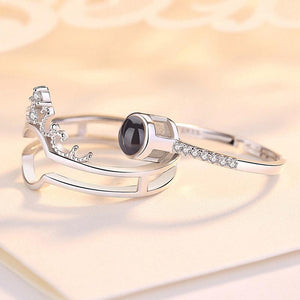 Silver Ring, Armband Och Pussel Smyckeskrin