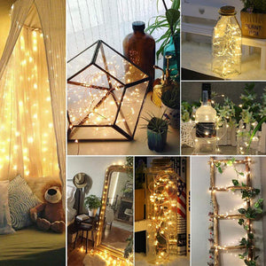 🍾LED vinflaska ljus kork nattlampa DIY Decor Lift