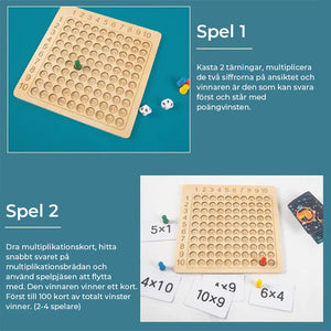 🔢Montessori Multiplikation och Addition brädspel