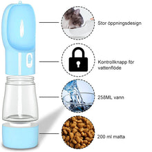 Ladda upp bild till gallerivisning, Bärbart Husdjursvatten och Matflaska
