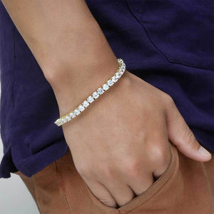 Glittrande Moissanite armband