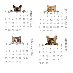 🐱2024 kikar kattskrivbordskalender