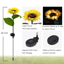 Ladda upp bild till gallerivisning, Solar Sunflower Light, 2 st
