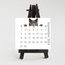 Ladda upp bild till gallerivisning, 🐱2024 kikar kattskrivbordskalender
