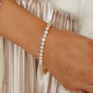 Glittrande Moissanite armband