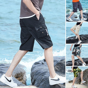 Mäns strand cargo shorts