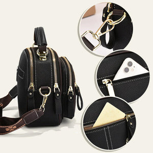 Klassisk multifunktionell justerbar crossbody-väska