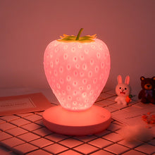 Ladda upp bild till gallerivisning, Strawberry nattlampa mjuk silikon bordslampa
