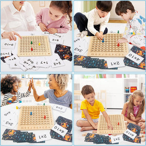 🔢Montessori Multiplikation och Addition brädspel